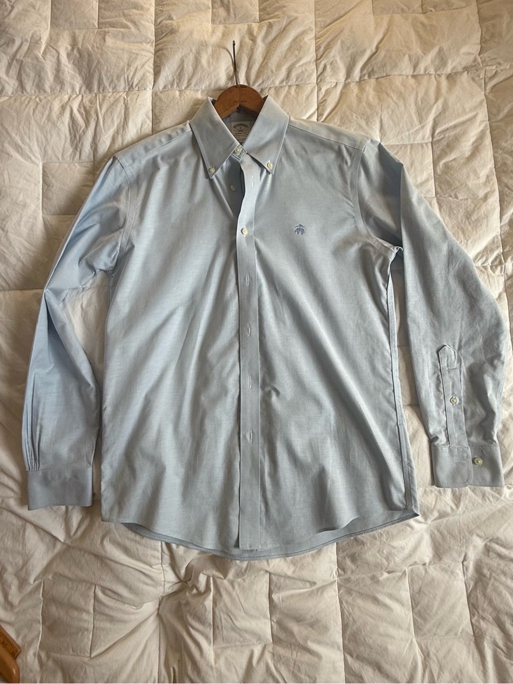 Brooks Brothers Light Blue Button-Down Dress Shirt
